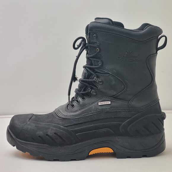 Thorogood 299 Railroad Steel Toe Thinsulate Ultra Black Leather Boots Sz 12 - Picture 5 of 9